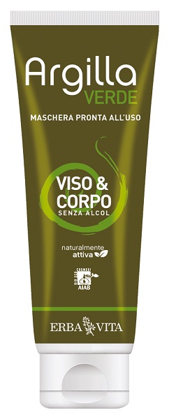 ARGILLA VERDE MASCHERA PRONTA 250 ML - goldeneffe.it