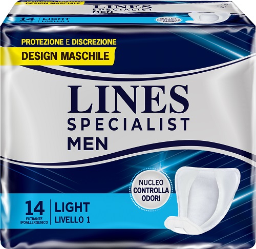 PANNOLONI LINES SPECIALIST MEN LIVELLO 1 14 PEZZI - goldeneffe.it