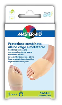 PROTEZIONE MASTER-AID FOOTCARE PER ALLUCE VALGO E METATARSO SMALL 1 PEZZO D7 - goldeneffe.it