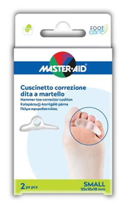 CORRETTORE DITA A MARTELLO MASTER-AID FOOTCARE SMALL 2 PEZZI C12 - goldeneffe.it