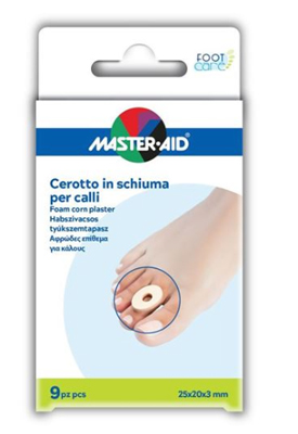 CEROTTO CALLI MASTER-AID FOOTCARE IN SCHIUMA PU 3 MM 9 PEZZI B9 - goldeneffe.it