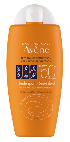 EAU THERMALE AVENE SOLARE FLUIDO SPORT SPF 50+ 100 ML - goldeneffe.it