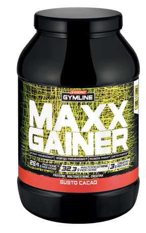 GYMLINE MAXX GAINER CACAO 1,5 KG - goldeneffe.it