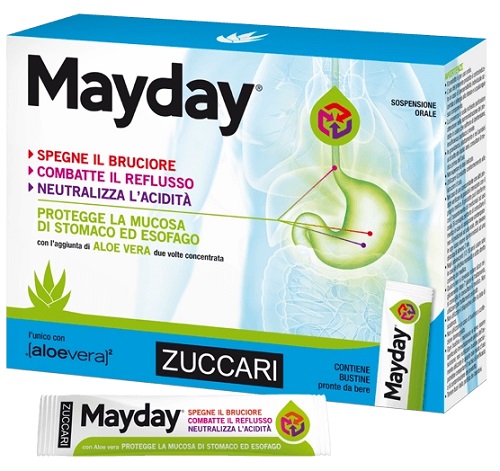 MAYDAY SOSPENSIONE PER USO ORALE ALLA MENTA 24 BUSTINE 10 ML - goldeneffe.it