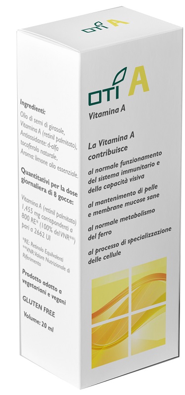 OTI A VITAMINA A GOCCE 20 ML - goldeneffe.it