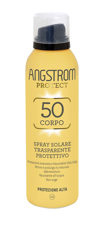 ANGSTROM PROTECT 50 CORPO SPRAY SOLARE TRASPARENTE 150 ML - goldeneffe.it
