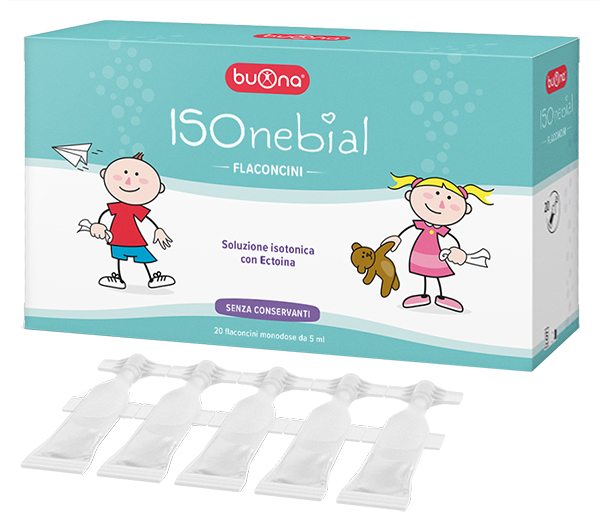 ISONEBIAL FLACONCINI SOLUZIONE ISOTONICA 0,9% CON AGGIUNTA DI ECTOINA 20X5 ML - goldeneffe.it