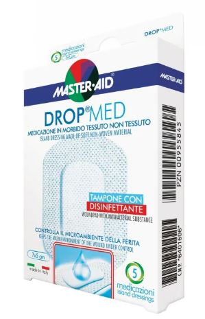 MEDICAZIONE MASTER-AID DROP MED 10 X 10 CM 5 PEZZI - goldeneffe.it