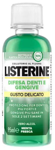 LISTERINE DENTI & GENGIVE DELICATO 95 ML - goldeneffe.it