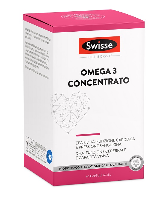 SWISSE OMEGA 3 CONCENTRATO 60 CAPSULE MOLLI DA 2440 MG - goldeneffe.it