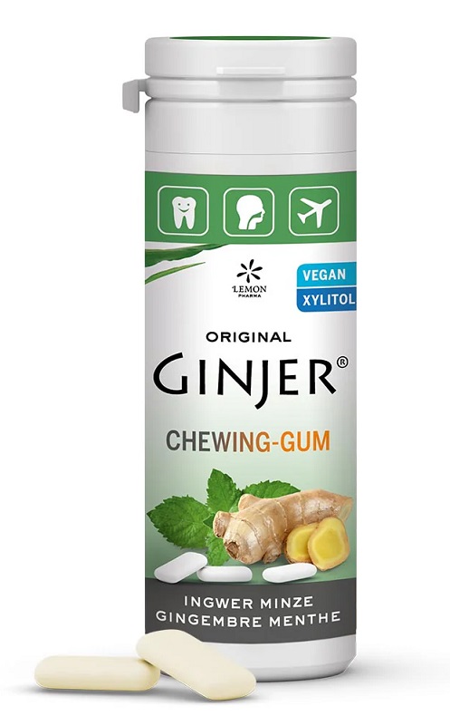 LEMON PHARMA GOMME GINJER E MENTA 36 G - goldeneffe.it