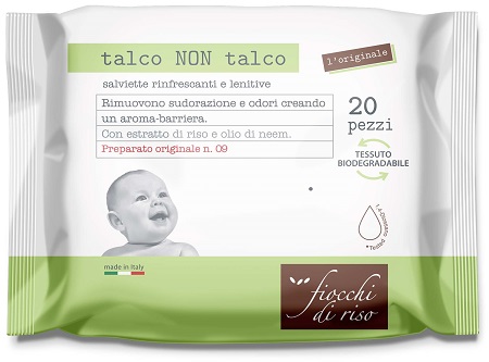 FIOCCHI DI RISO SALVIETTE TALCO NON TALCO - goldeneffe.it