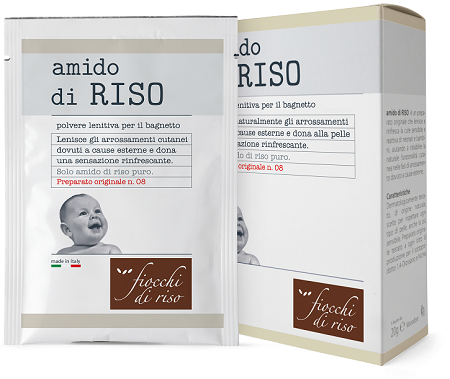 FIOCCHI DI RISO AMIDO DI RISO POLVERE LENITIVO 100 G - goldeneffe.it