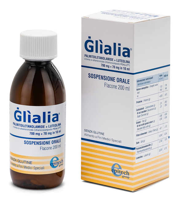GLIALIA SOSPENSIONE ORALE 700 MG + 70 MG 200 ML - goldeneffe.it