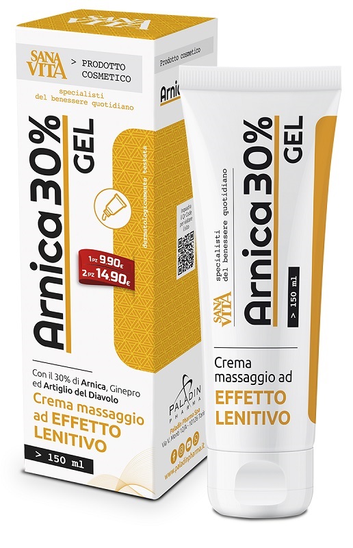SANAVITA ARNICA 30% GEL 150 ML - goldeneffe.it