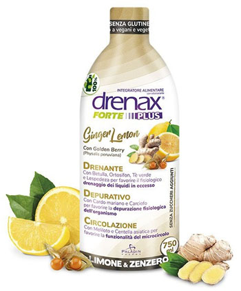 DRENAX FORTE PLUS GINGER LEMON 750 ML - goldeneffe.it