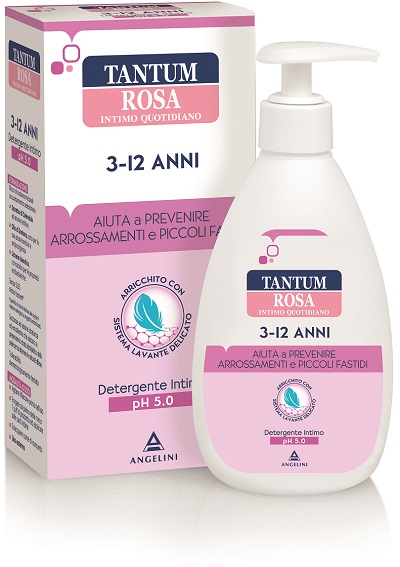 TANTUM ROSA 3-12 ANNI DETERGENTE INTIMO 200 ML - goldeneffe.it