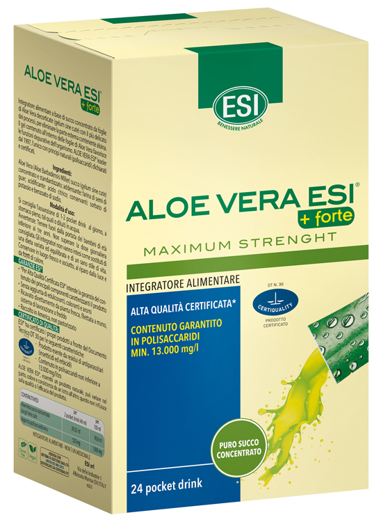 ESI ALOE VERA SUCCO + FORTE 24 POCKET DRINK - goldeneffe.it