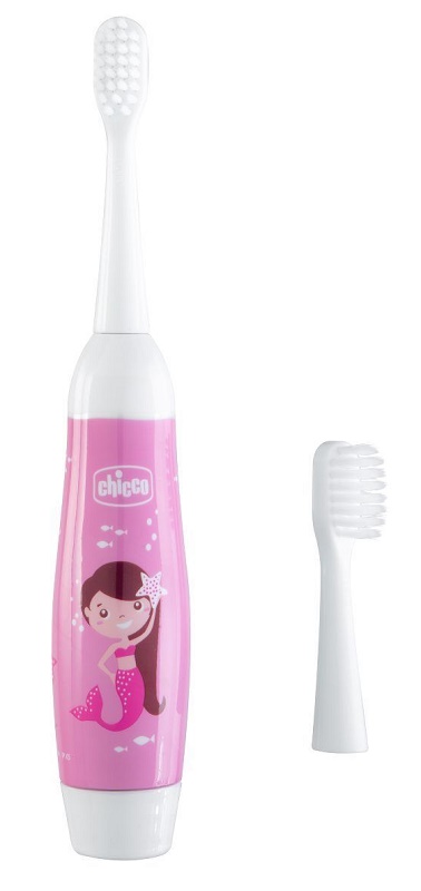 CHICCO SPAZZOLINO ELETTRICO ROSA - goldeneffe.it
