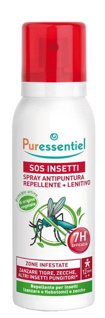 PURESSENTIEL SPRAY ANTIPUNTURA SOS INSETTI PMC 75 ML - goldeneffe.it