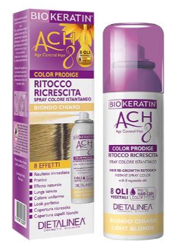 BIOKERATIN ACH8 COLOR PRODIGE RITOCCO RICRESCITA BIONDO CHIARO 75 ML DIETALINEA - goldeneffe.it