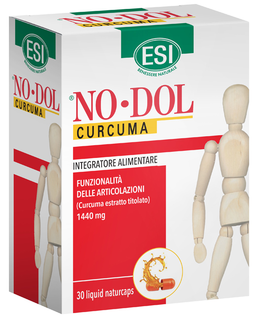 ESI NO DOL CURCUMA 30 NATURCAPS LIQUID - goldeneffe.it
