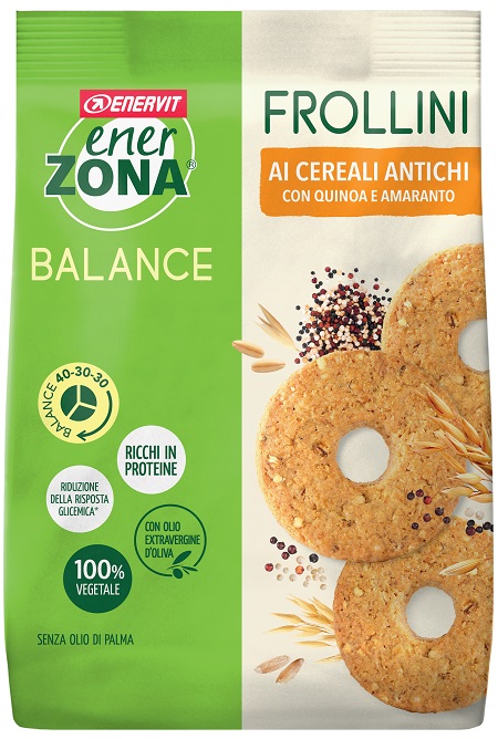 ENERZONA FROLLINI VEG CEREALI ANTICHI 250 G - goldeneffe.it