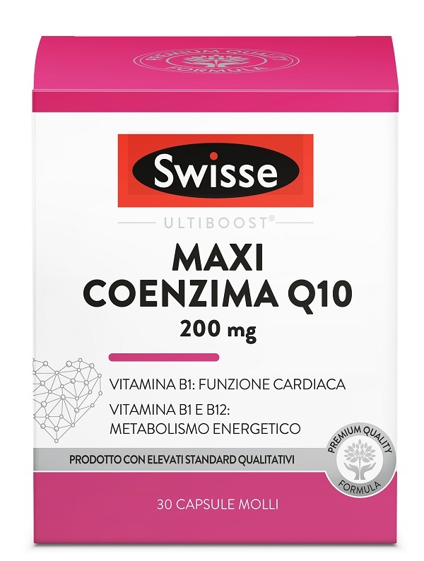 SWISSE MAXI COENZIMA Q10 200 MG 30 CAPSULE - goldeneffe.it
