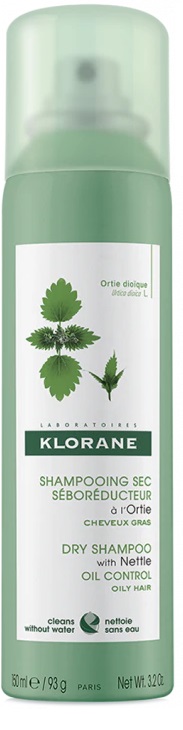KLORANE SHAMPOO SECCO SEBORIDUTTORE ALL'ORTICA 150 ML - goldeneffe.it