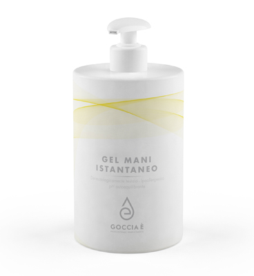 GOCCIA E' GEL MANI ISTANTANEO 500 ML - goldeneffe.it