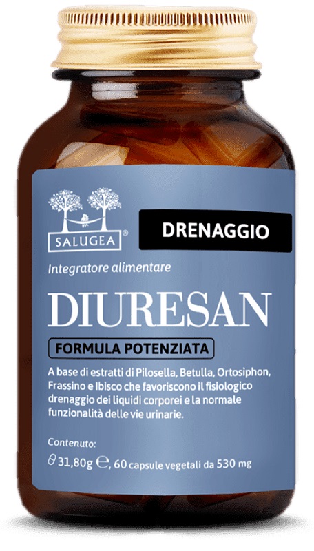 SALUGEA DIURESAN FORMULA POTENZIATA 60 CAPSULE - goldeneffe.it