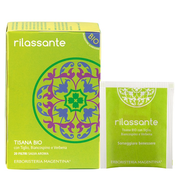 TISANA RILASSANTE BIO 20 FILTRI - goldeneffe.it