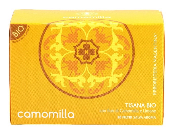 TISANA CAMOMILLA BIO 20 FILTRI - goldeneffe.it