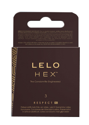 HEX PRESERVATIVI RESPECT LELO 3 PEZZI - goldeneffe.it