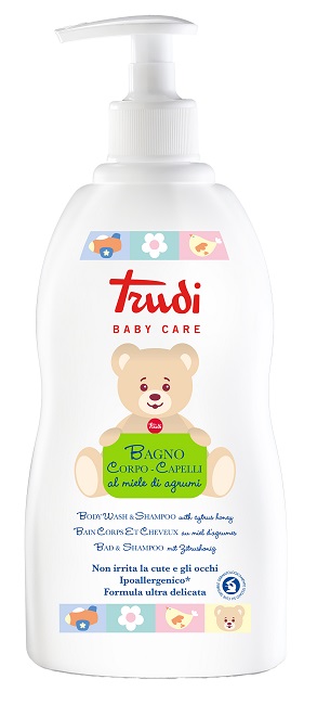 TRUDI BABY CARE BAGNO CORPO/CAPELLI 500 ML - goldeneffe.it