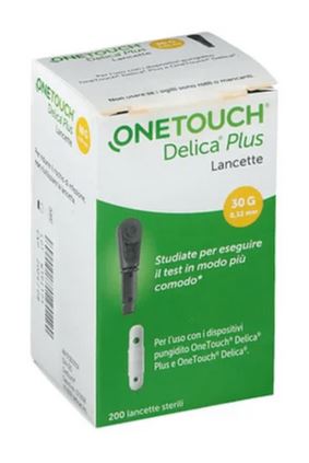 LANCETTE PUNGIDITO ONETOUCH DELICA PLUS 200 PEZZI - goldeneffe.it