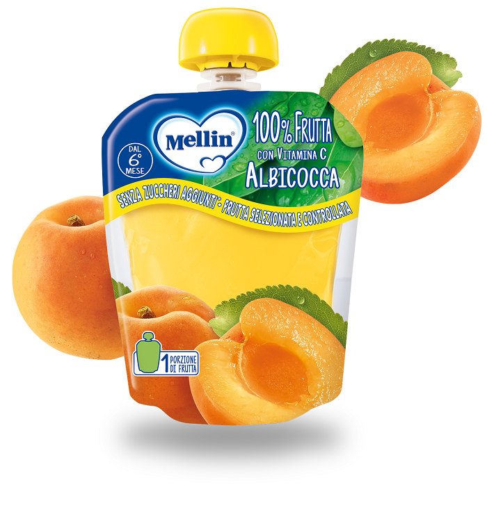 MELLIN POUCH ALBICOCCA 90 G - goldeneffe.it