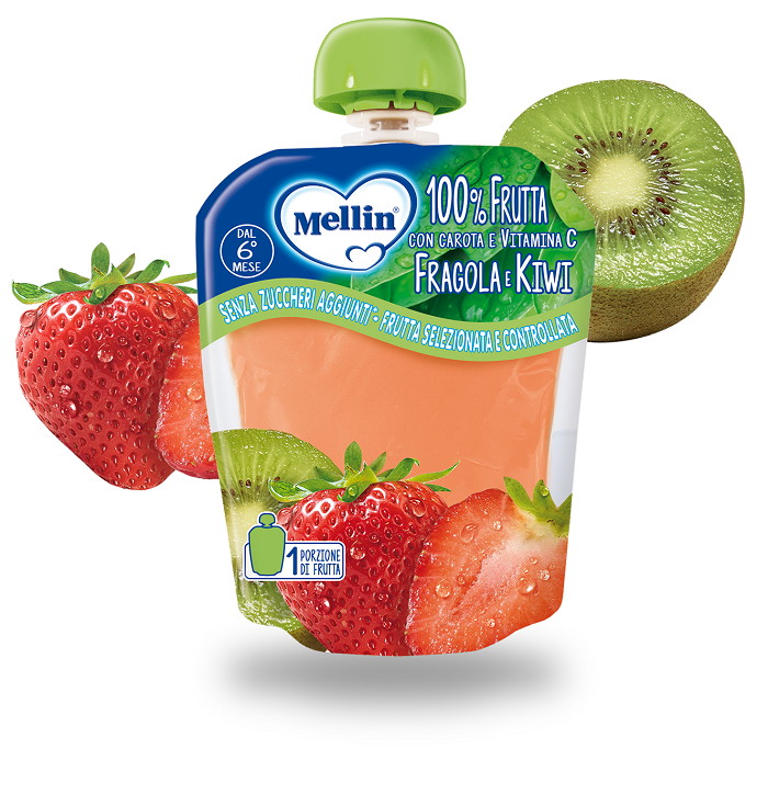 MELLIN POUCH FRAGOLA KIWI 90 G - goldeneffe.it