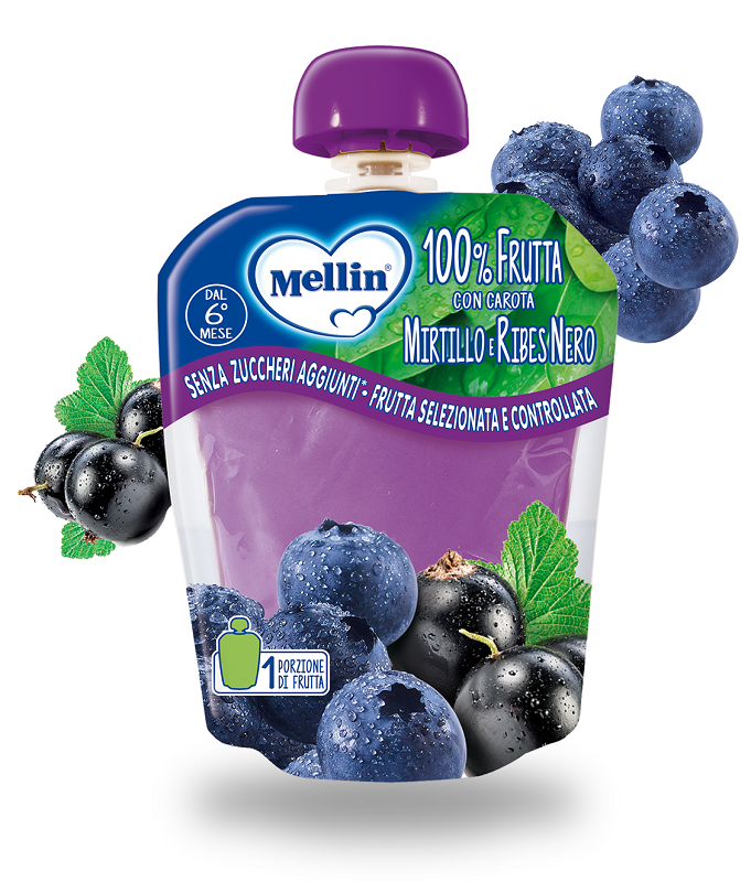 MELLIN POUCH MIRTILLO/RIBES 90 G - goldeneffe.it