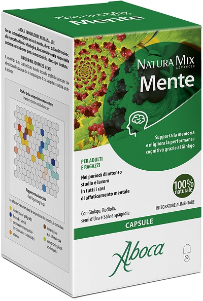 NATURA MIX ADVANCED MENTE 50 CAPSULE - goldeneffe.it