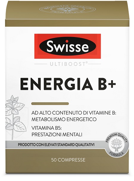 SWISSE ENERGIA B+ 50 COMPRESSE - goldeneffe.it