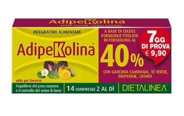 ADIPEKOLINA 7 DAYS 14 COMPRESSE DIETALINEA - goldeneffe.it
