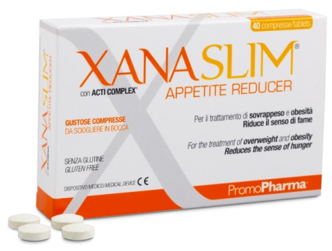 XANASLIM APPETITE REDUCER 40 COMPRESSE MASTICABILI - goldeneffe.it