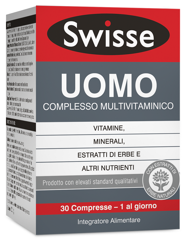 SWISSE MULTIVITAMINICO UOMO 30 COMPRESSE - goldeneffe.it