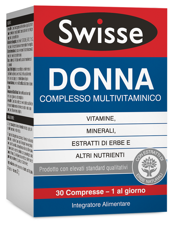SWISSE MULTIVITAMINICO DONNA 30 COMPRESSE - goldeneffe.it