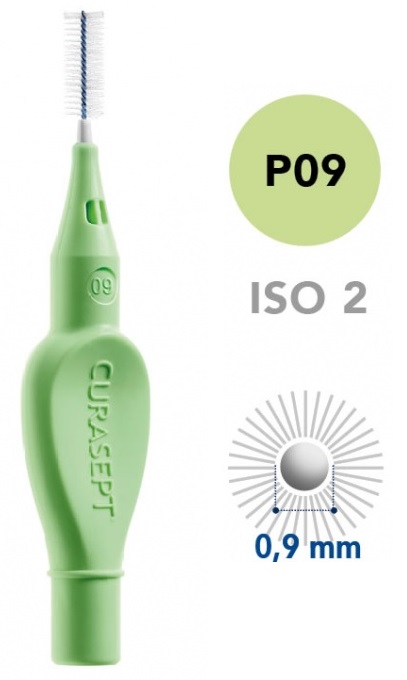 CURASEPT PROXI P09 VERDE CHIARO/LIGHT GREEN 5 PEZZI - goldeneffe.it