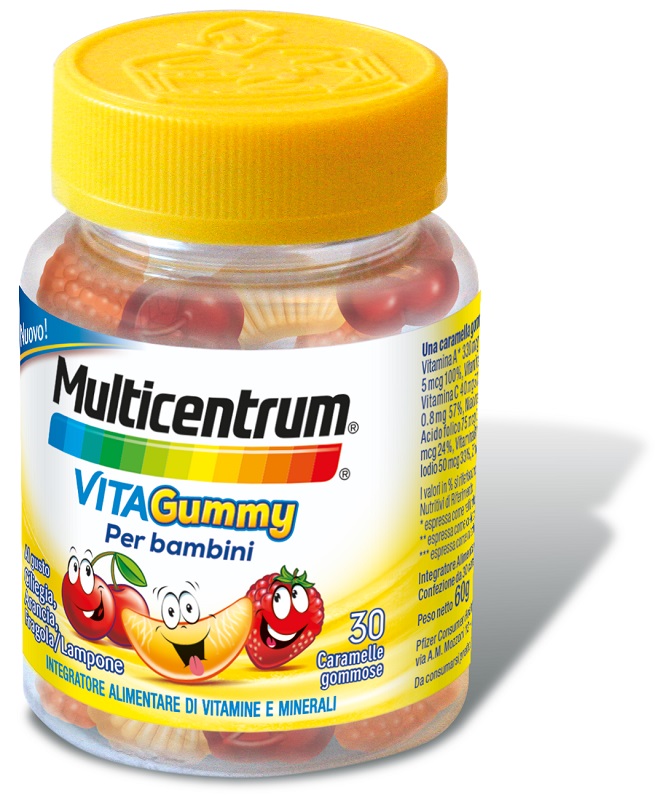 MULTICENTRUM VITAGUMMY 30 CARAMELLE GOMMOSE - goldeneffe.it