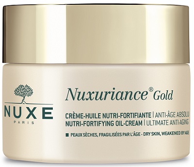 NUXE NUXURIANCE GOLD CREMA OLIO NUTRIENTE FORTIFICANTE 50 ML - goldeneffe.it