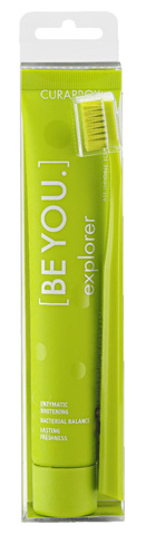 CURAPROX BE YOU EXPLORER MELA E ALOE 1 DENTIFRICIO 90 ML + 1 SPAZZOLINO CS 5460 - goldeneffe.it