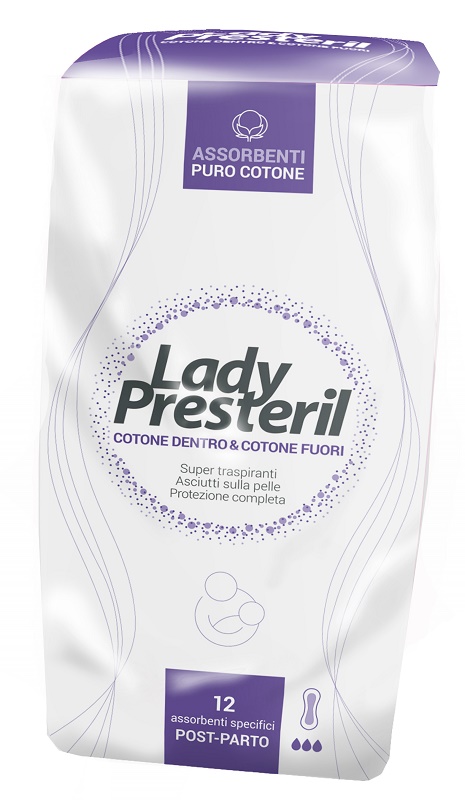 LADY PRESTERIL POSTPARTO 12 PEZZI - goldeneffe.it